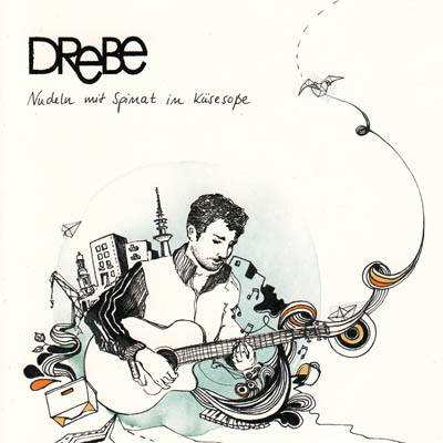 Drebe - Nudeln mit Spinat in Käsesoße